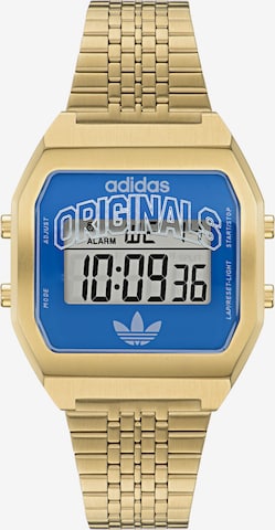 ADIDAS ORIGINALS Digital watch in Gold: front