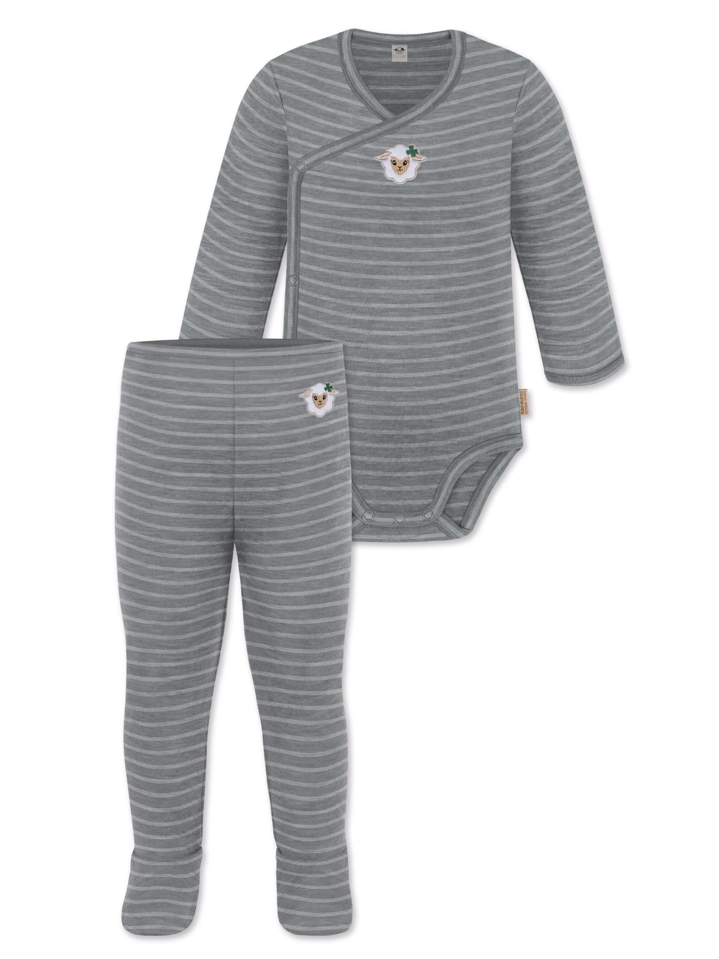 normani Wäsche-Set in Grau: Vorderseite