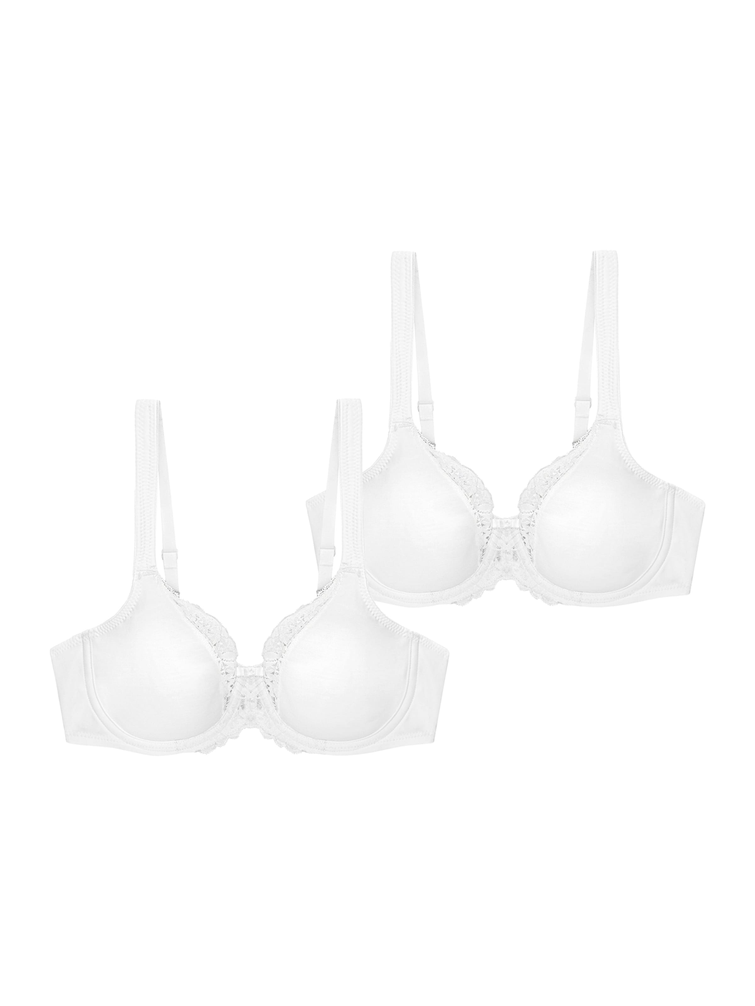 Soutien-gorge ' Modern Lace+Cotton ' TRIUMPH en blanc : devant