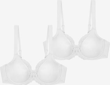 Soutien-gorge ' Modern Lace+Cotton ' TRIUMPH en blanc : devant