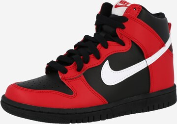 Nike Sportswear - Sapatilhas 'Dunk' em preto: frente