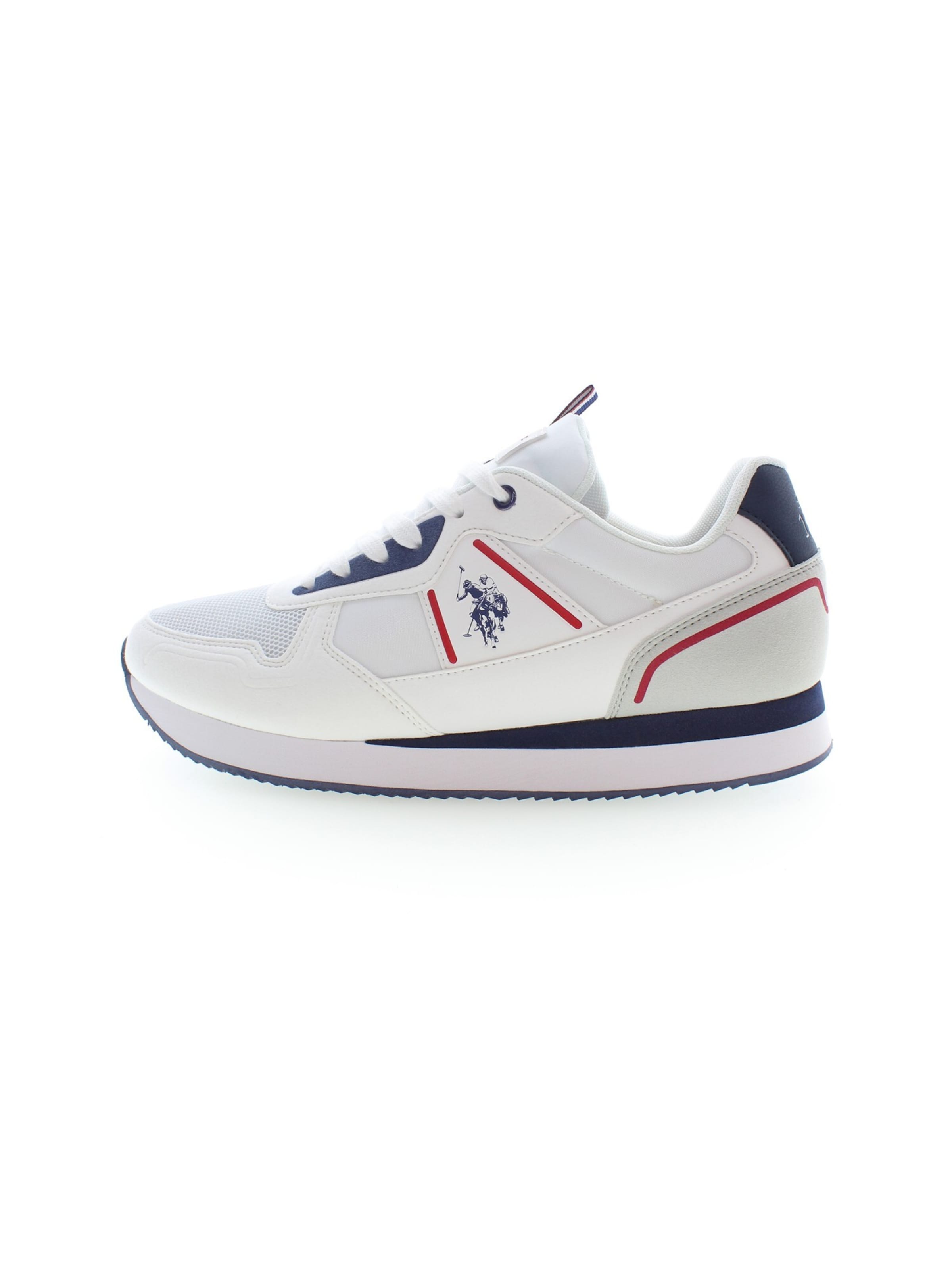 Sneaker bassa 'Nobil' di U.S. POLO ASSN. in bianco: frontale