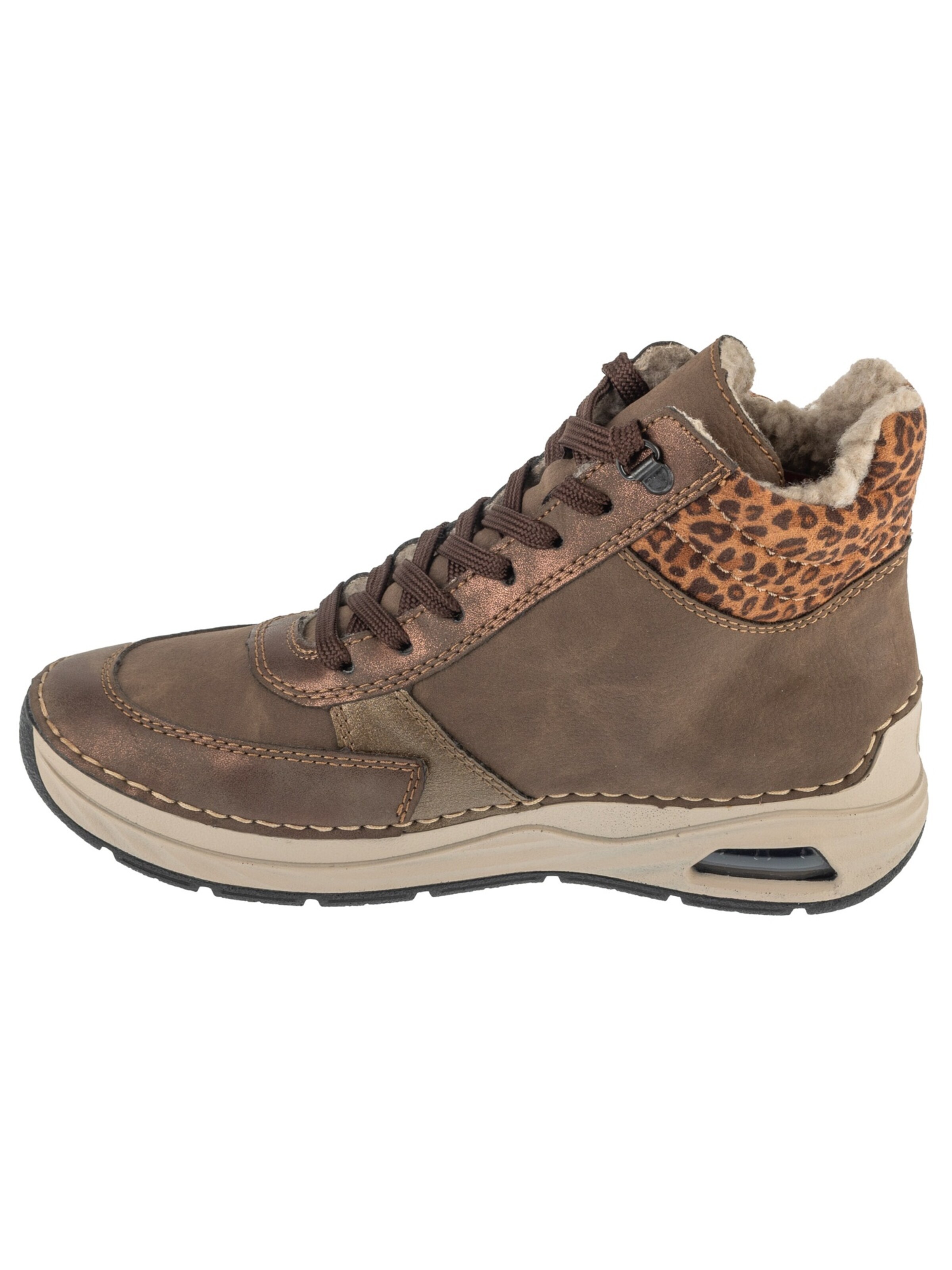 Bottines à lacets Rieker en marron