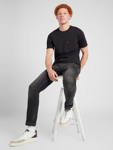 juoda LEVI'S ® Marškinėliai 'SS Classic Pocket'