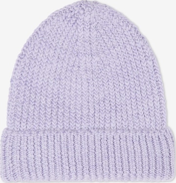 MUSTANG Beanie in Purple: front