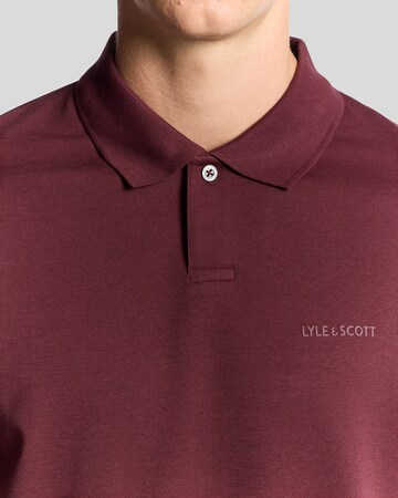 T-Shirt Lyle & Scott en rouge