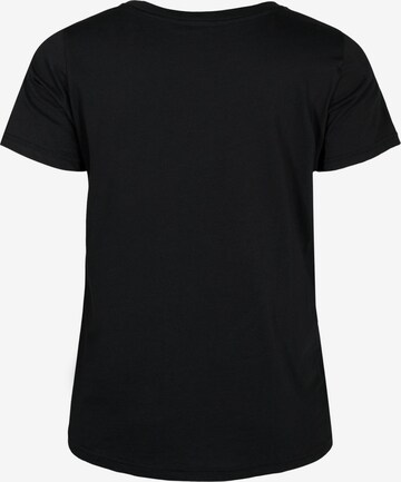 T-shirt 'MARI' Zizzi en noir