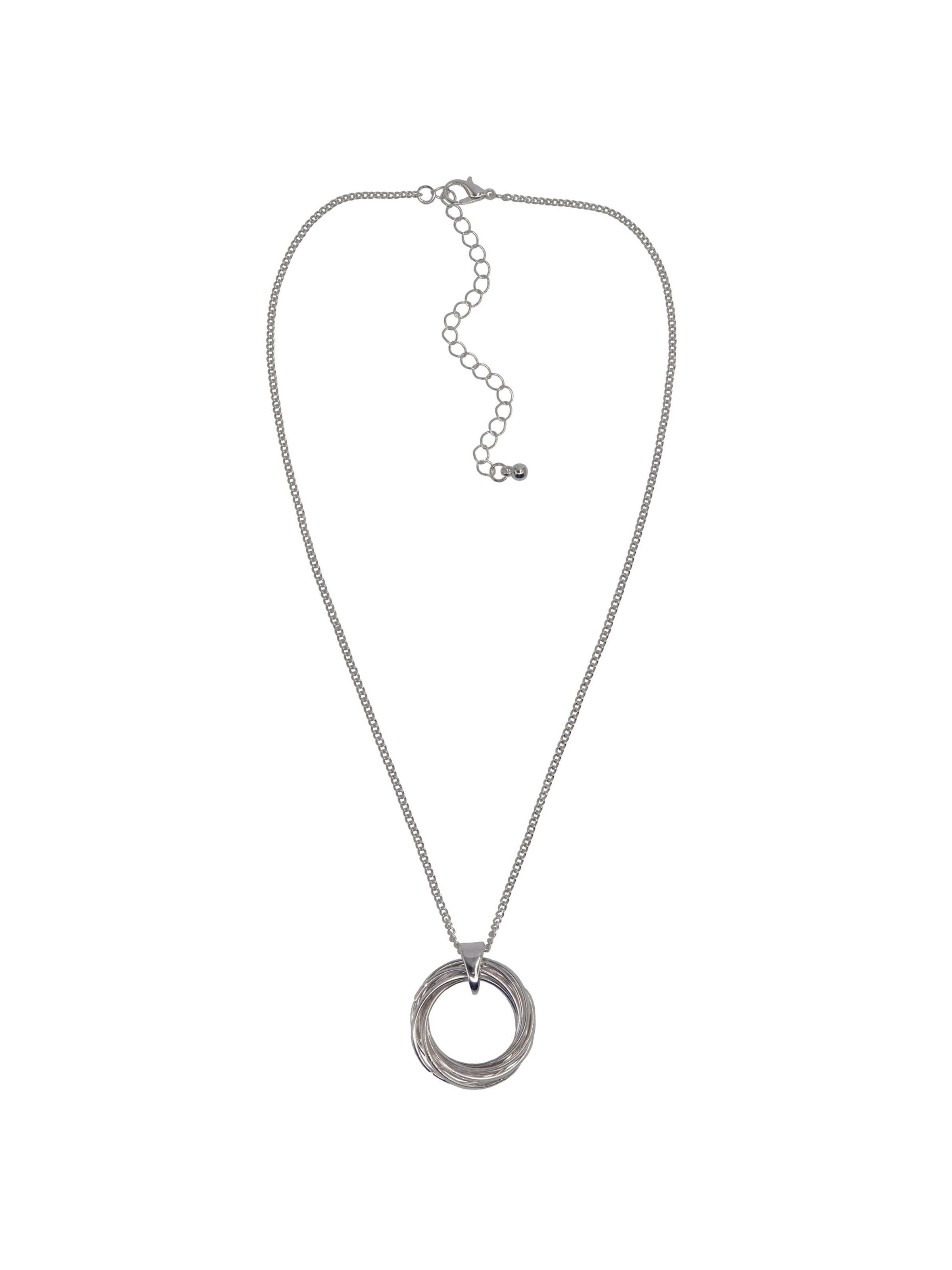 Steuer Necklace in Silver: front