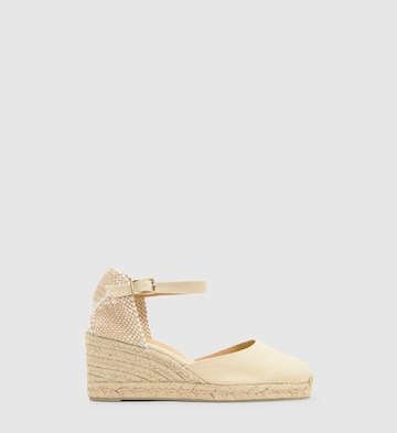 Espadrilles 'Carol' Castañer en beige : devant
