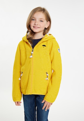 Schmuddelwedda Fleece jacket 'Rabine' in Yellow: front