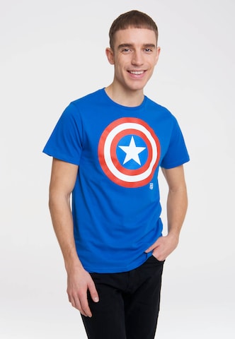 LOGOSHIRT Shirt in Blauw: voorkant