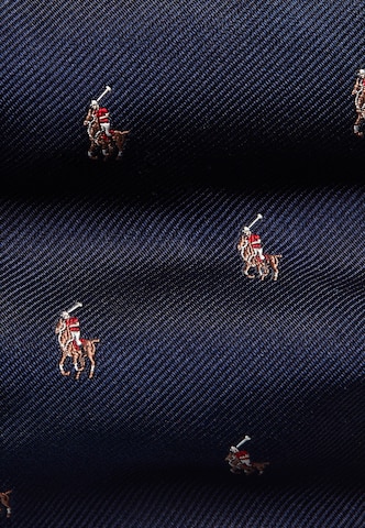 Polo Ralph Lauren Kravata 'THE POLO PLAYER-UNIVERSITY' | modra barva: sprednja stran