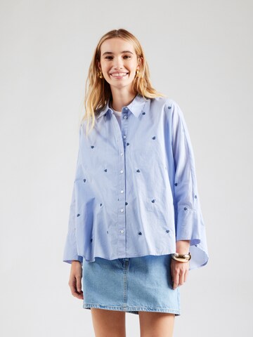 Camicia da donna 'ONLNEW LINA' di ONLY in blu: frontale