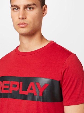 REPLAY T-Shirt in Rot
