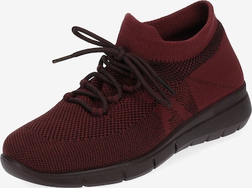 Arcopedico Athletic Lace-Up Shoes in Red: front
