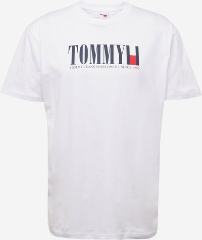 Tommy Jeans T-Shirt en bleu nuit / rouge / blanc, Vue avec produit