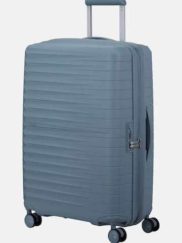 American Tourister Trolley in Blauw