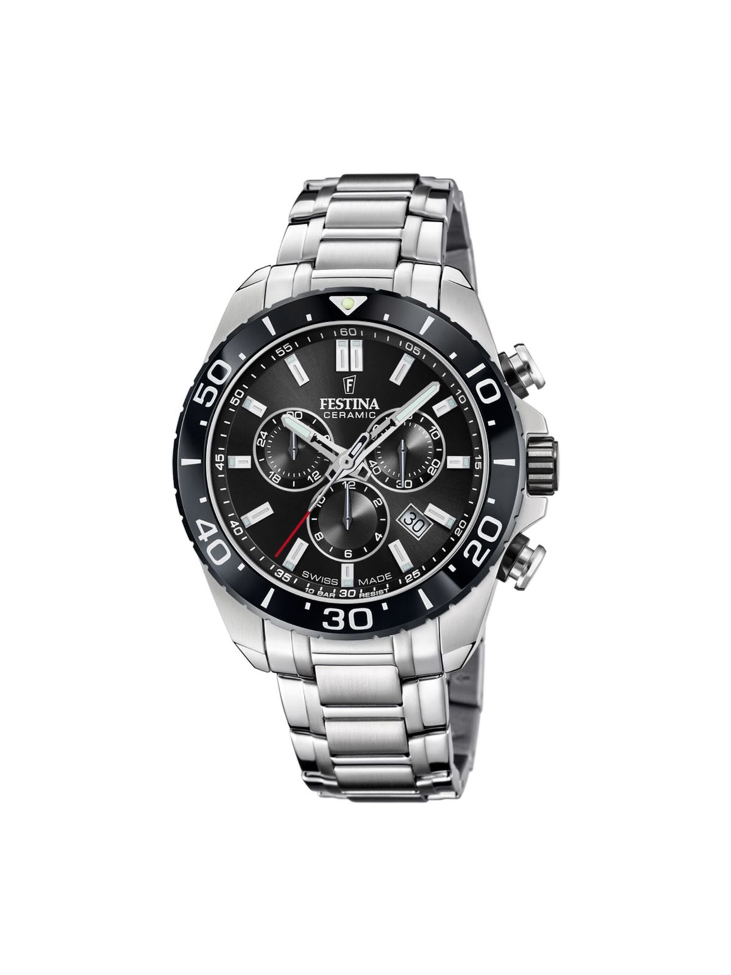 FESTINA Analog watch in Black: front