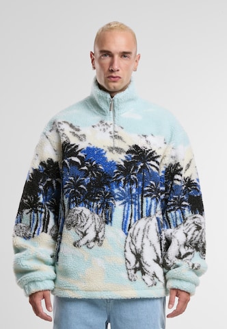 Karl Kani Trui 'Ice Tiger' in Blauw: voorkant