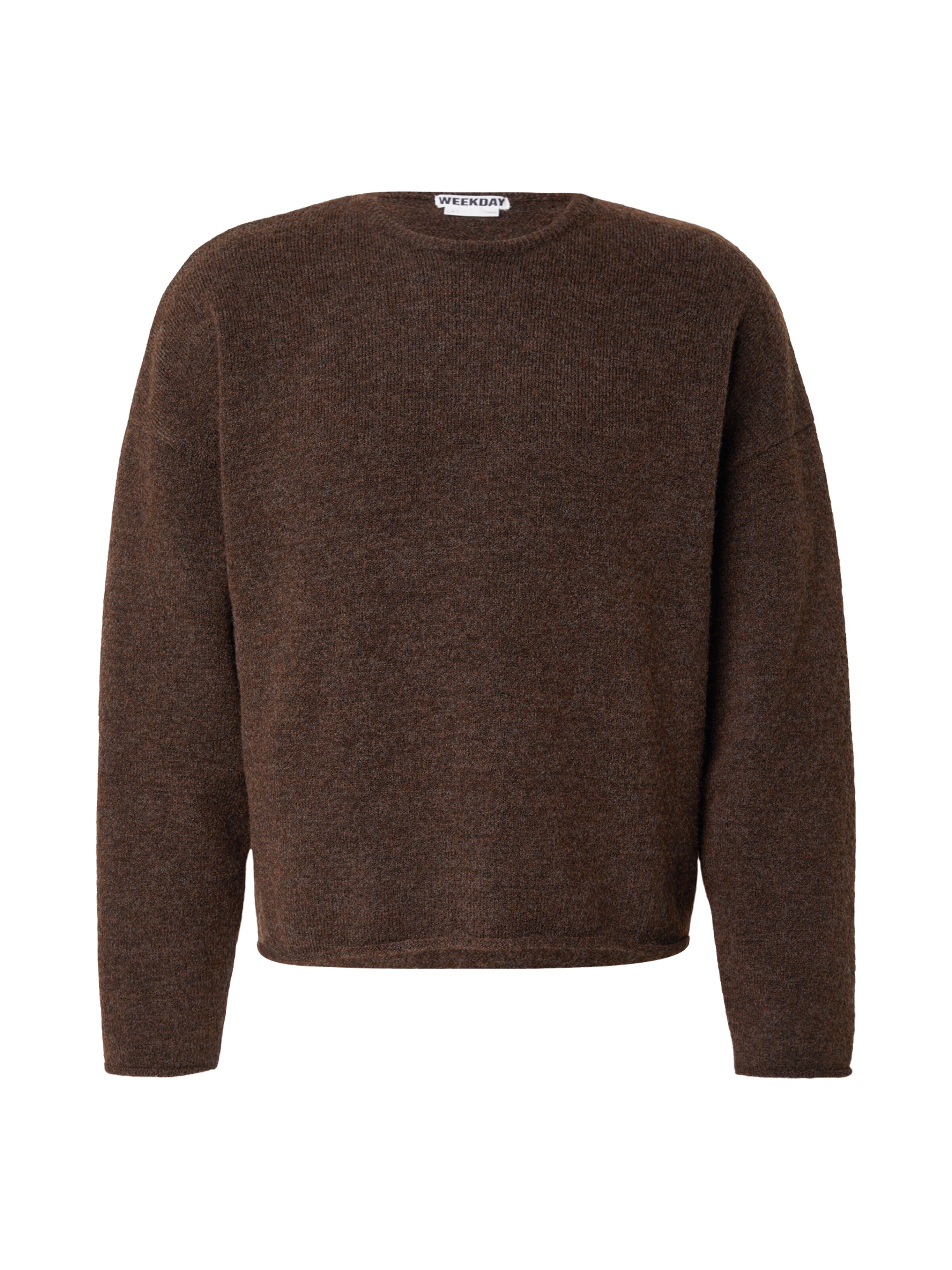 WEEKDAY Sweater 'Kimmo' in Brown: front