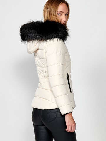KOROSHI Winterjacke in Weiß