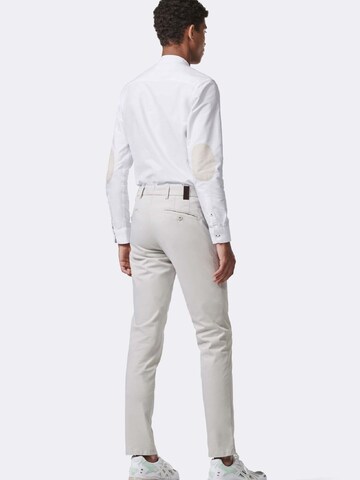 Coupe slim Pantalon chino 'Lupus' MMX Germany en gris