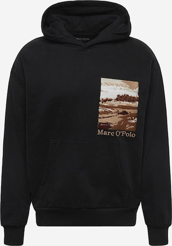Marc O'Polo Sweatshirt in Black: front