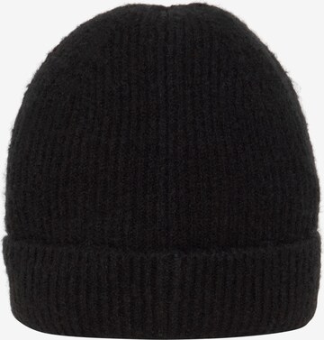 ICHI Beanie 'IAIVO HO' in Black: front