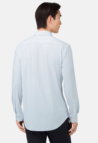 Coupe regular Chemise Boggi Milano en bleu