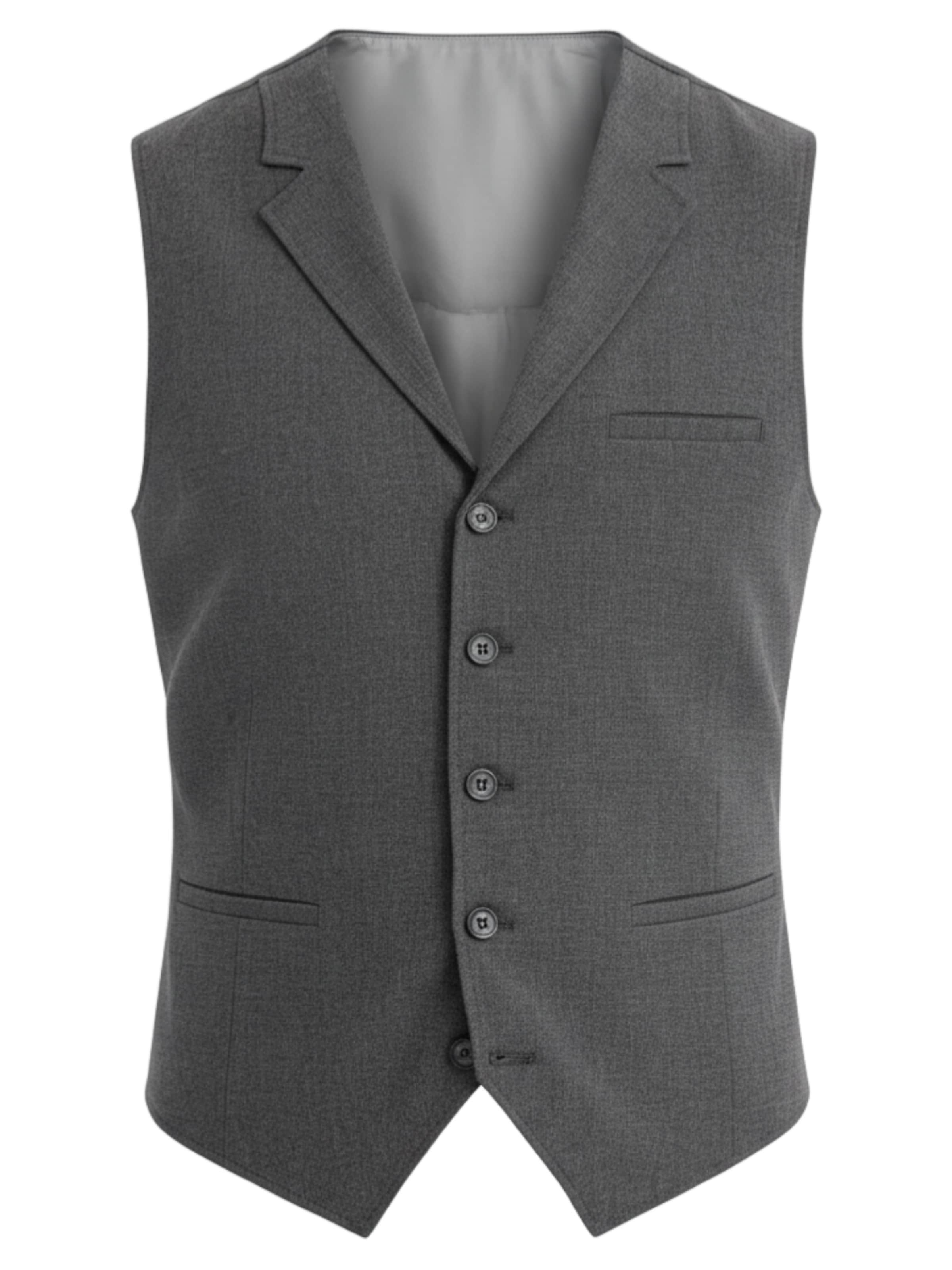 Ombre Bodywarmer in Grijs: voorkant