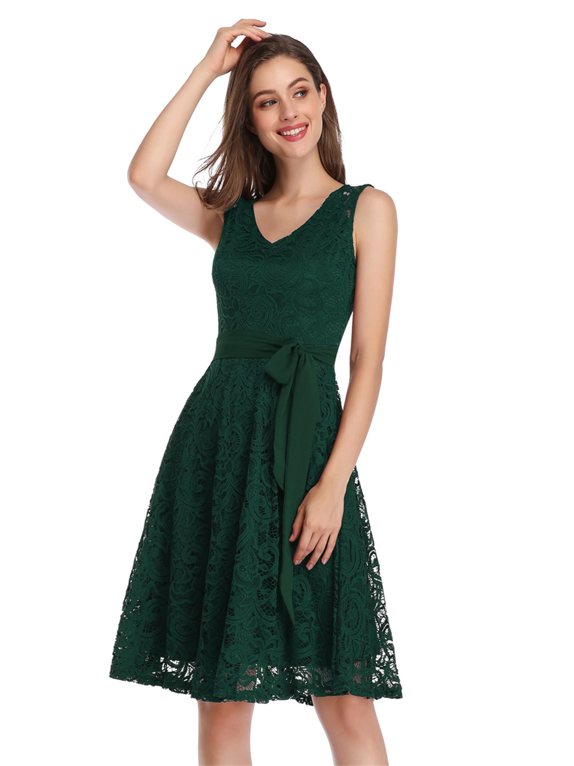 Yesfashion Kleid‌‌‌‌‌ in Grün: Vorderseite