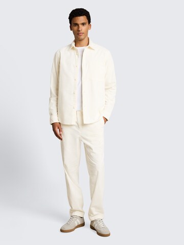 TOM TAILOR DENIM Loosefit Hose in Weiß