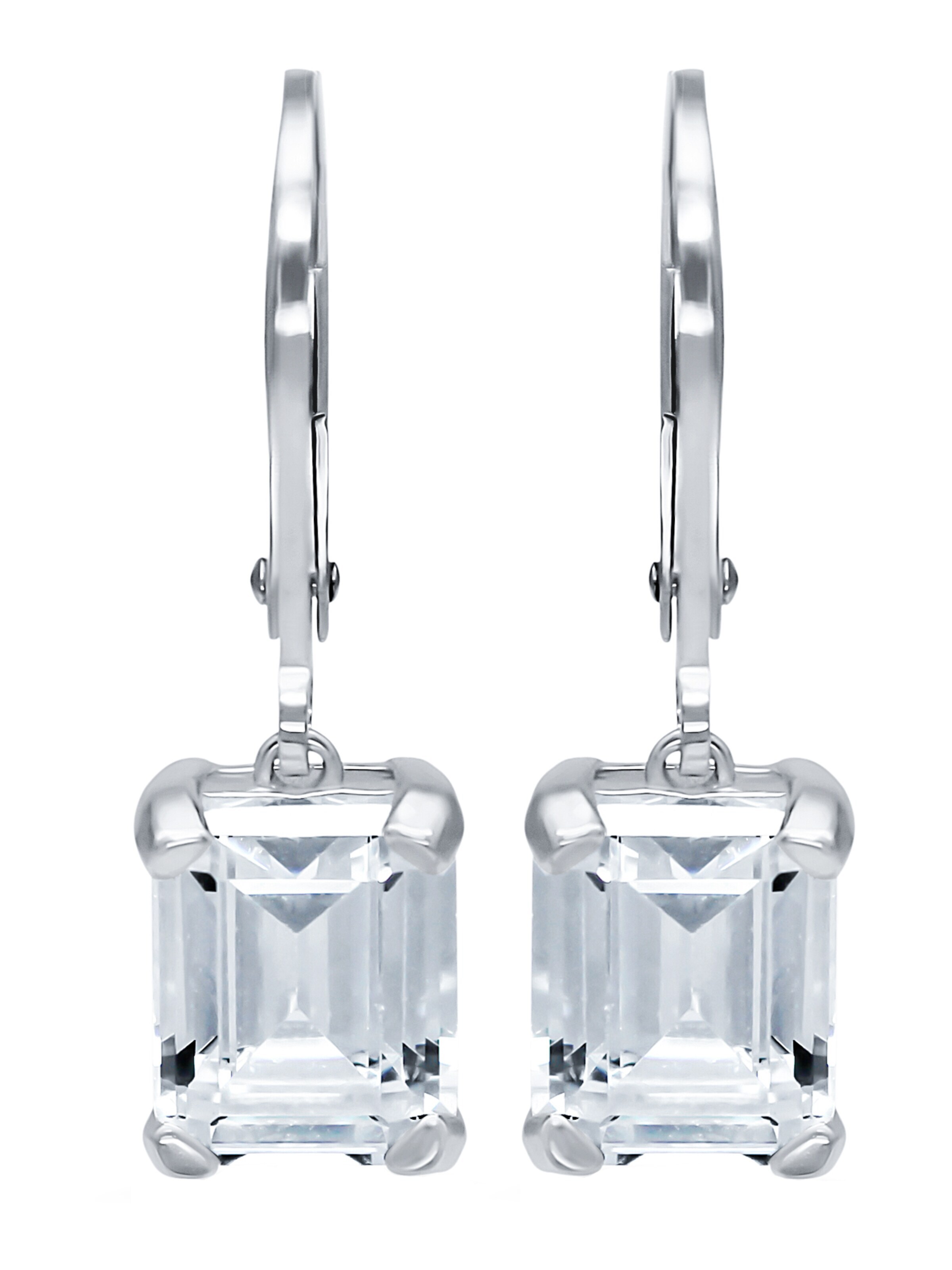 Eye Candy Earrings 'ECJ-ER0251' in Silver: front