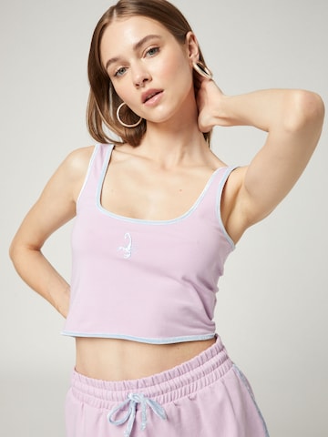 VIERVIER Top 'Abby' in Pink: front