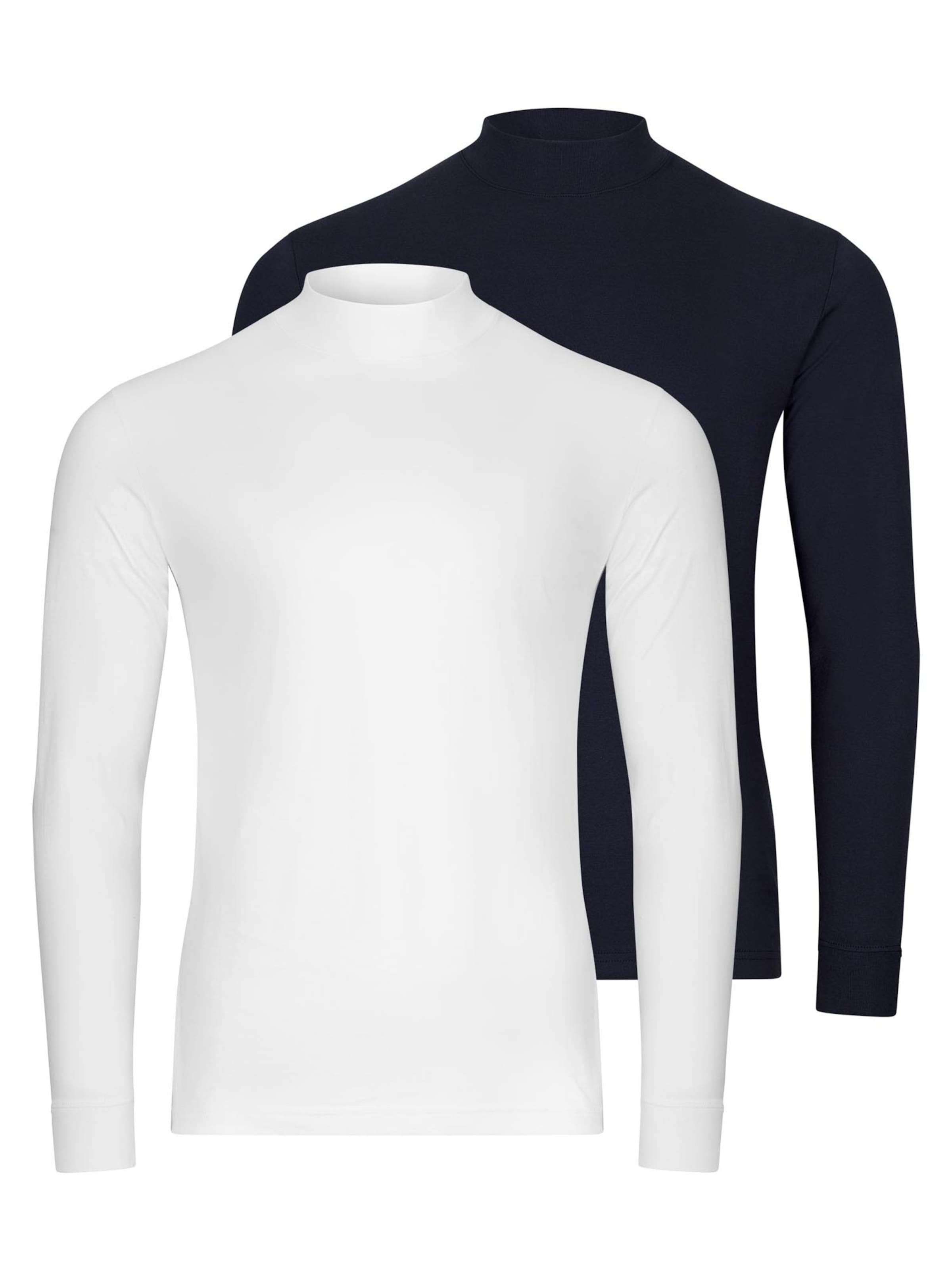 Ragman Shirt 'Basic'‌‌‌‌‌‌‌‌‌ in Blau: Vorderseite