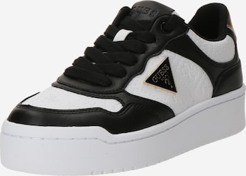 GUESS - Zapatillas deportivas bajas 'Miriam' en negro: frente