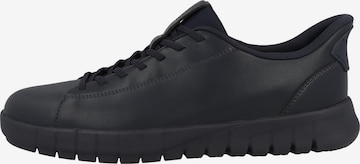 GEOX Platform trainers in Black: front