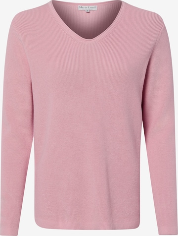 Pull-over Marie Lund en rose : devant