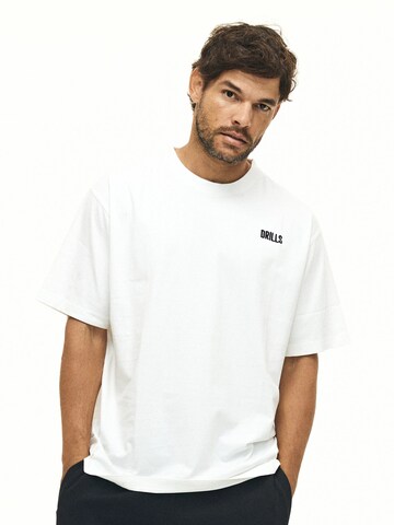 T-Shirt 'RECREATION Core' DRILLS Apparel en blanc : devant