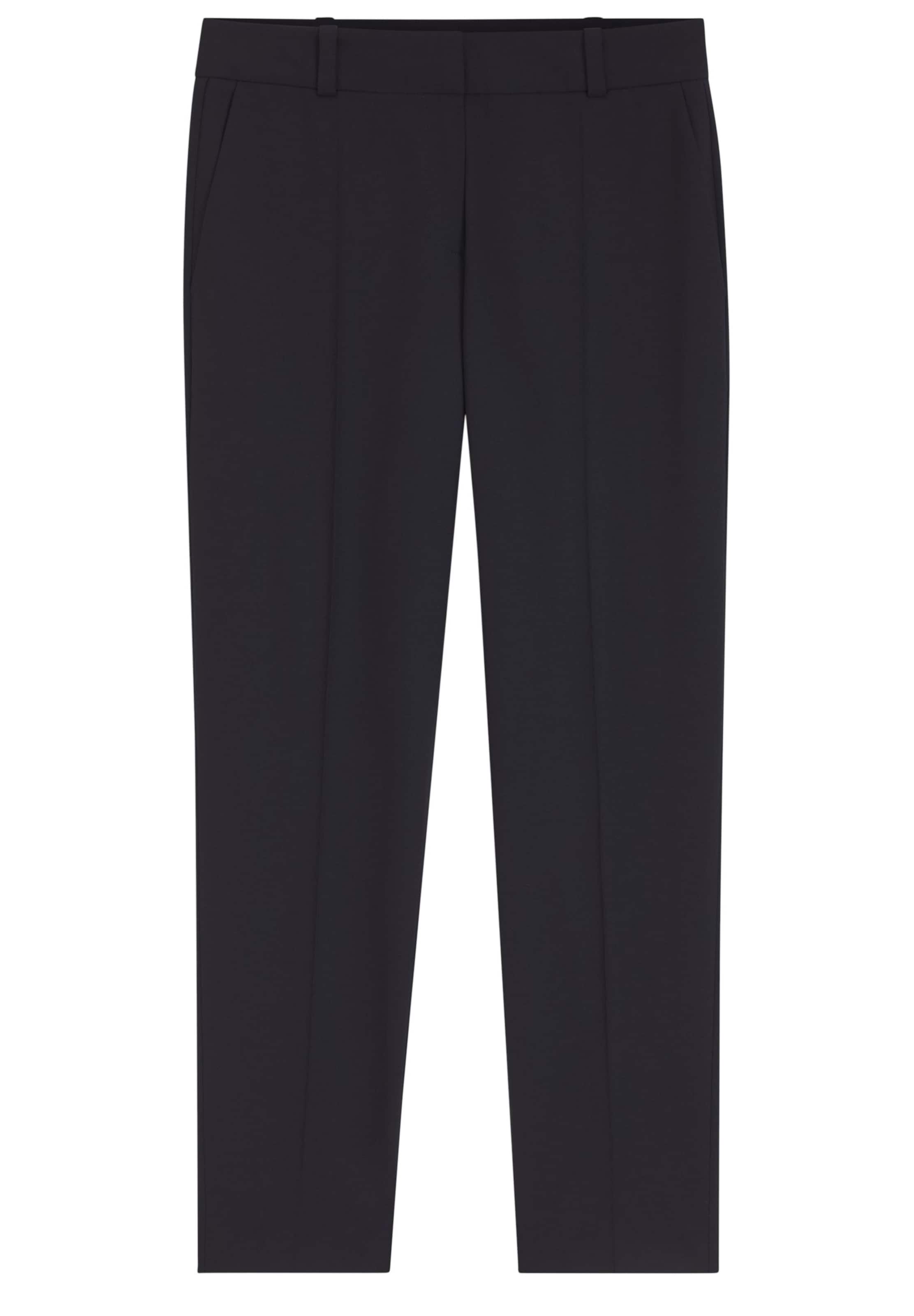 HUGO Slimfit Broek in Zwart: voorkant