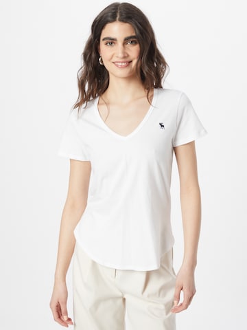 Tricou 'ICON V MULTIPACK' de la Abercrombie & Fitch pe bej: față