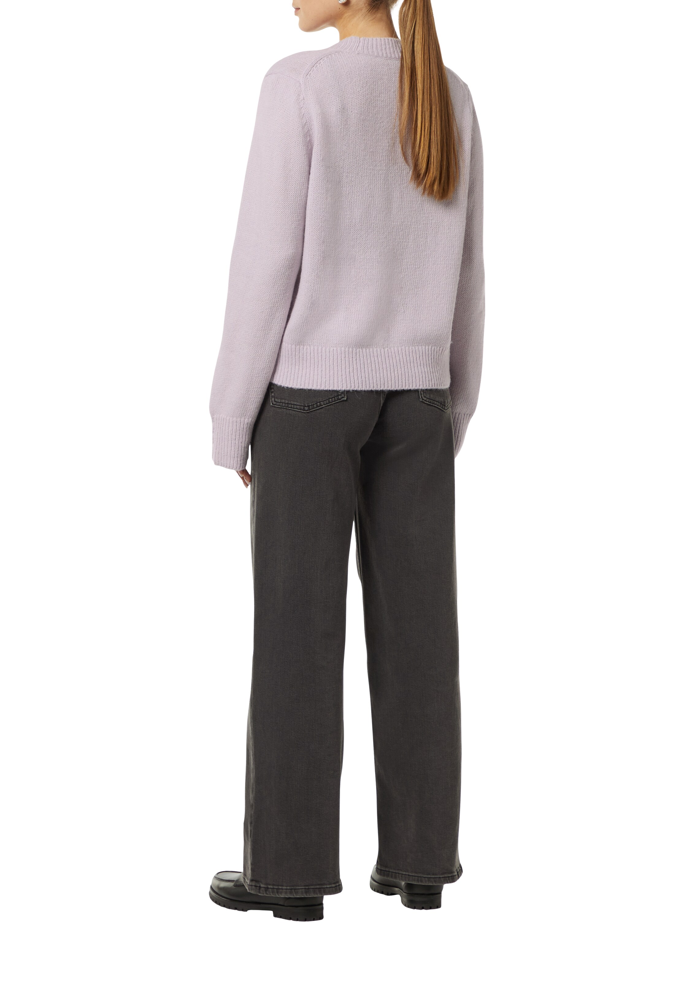 Cardigan COMMA en violet : derrière