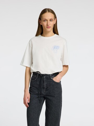 SELECTED T-Shirt in Weiß: Vorderseite