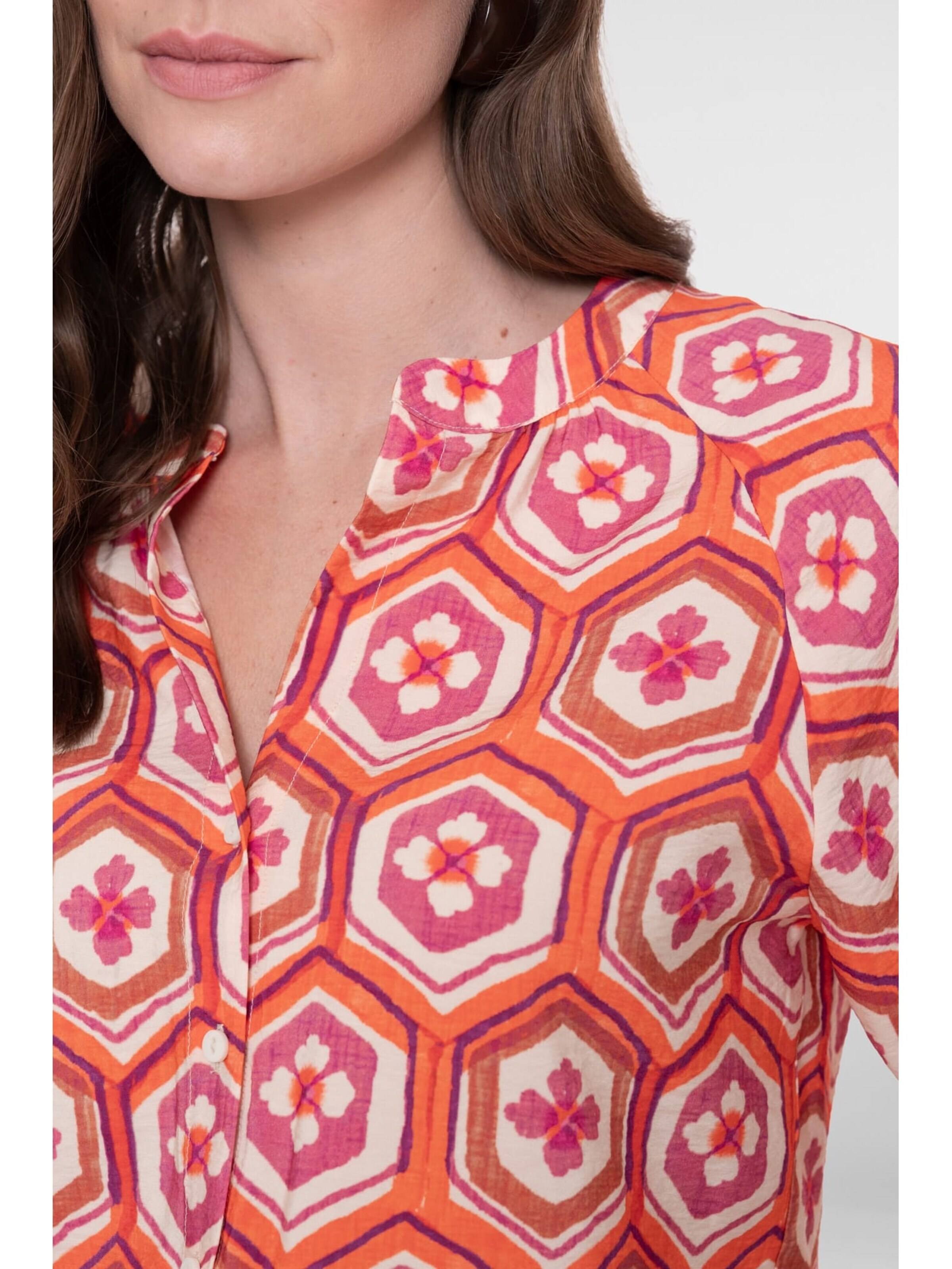 Geisha Blouse in Oranje