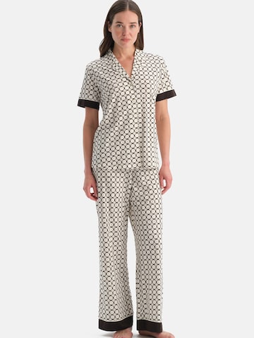 Dagi Pyjama in Beige: Vorderseite