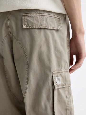 Loosefit Pantaloni cargo di Pull&Bear in grigio