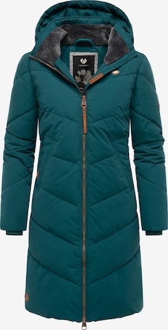 Ragwear Winter Coat 'Rebelka' in Green: front