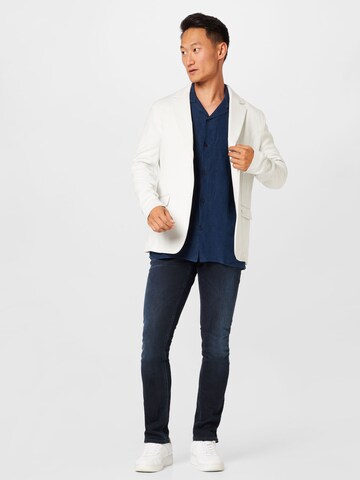 Elias Rumelis Slim fit Suit Jacket in White