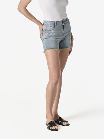 KOROSHI Slimfit Jeans i blå