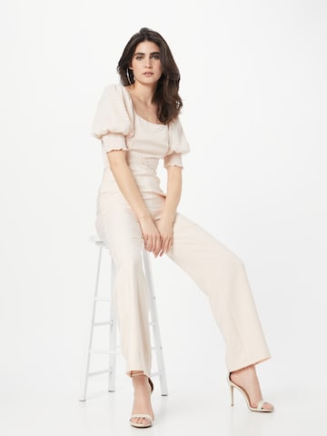 Tuta jumpsuit di Little Mistress in beige